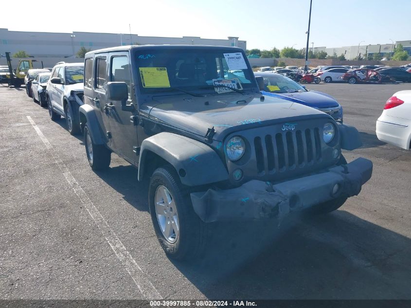 2016 Jeep Wrangler Unlimited Sport VIN: 1C4BJWDG1GL188651 Lot: 39997885