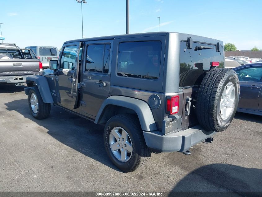 2016 Jeep Wrangler Unlimited Sport VIN: 1C4BJWDG1GL188651 Lot: 39997885