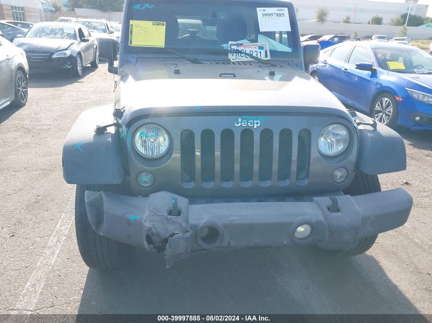 2016 Jeep Wrangler Unlimited Sport VIN: 1C4BJWDG1GL188651 Lot: 39997885