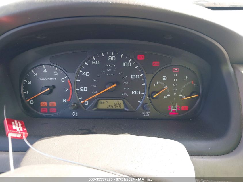 2001 Honda Accord Value Package VIN: 1HGCF86651A040349 Lot: 39997925