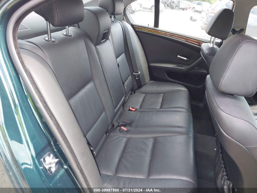 2008 BMW 528I I VIN: WBANU535X8CT06208 Lot: 39997950