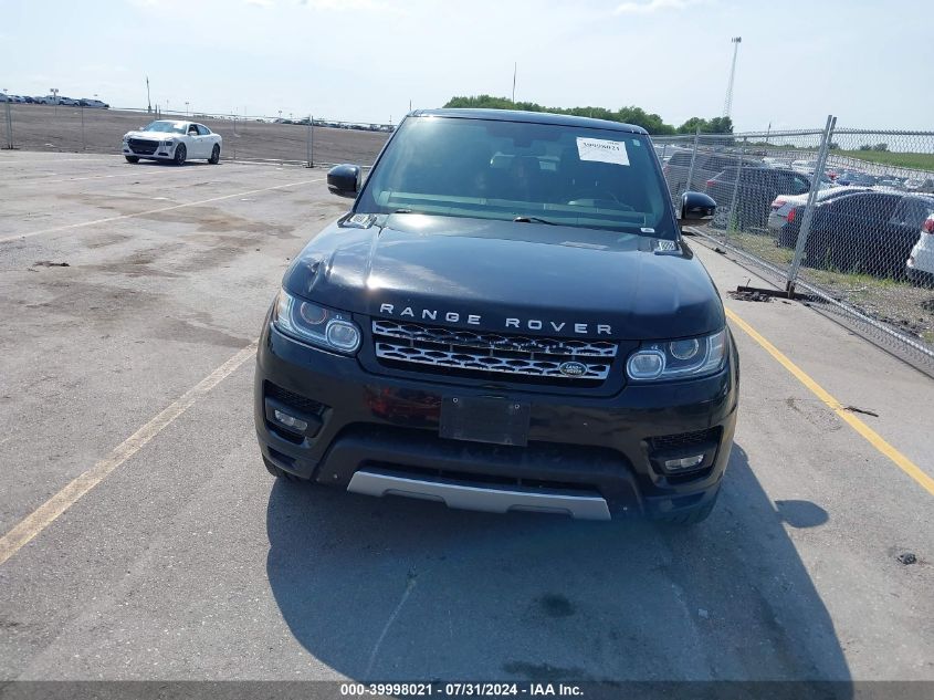2014 Land Rover Range Rover Sport 3.0L V6 Supercharged Hse VIN: SALWR2WF5EA337541 Lot: 39998021
