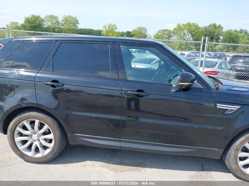 2014 Land Rover Range Rover Sport 3.0L V6 Supercharged Hse VIN: SALWR2WF5EA337541 Lot: 39998021