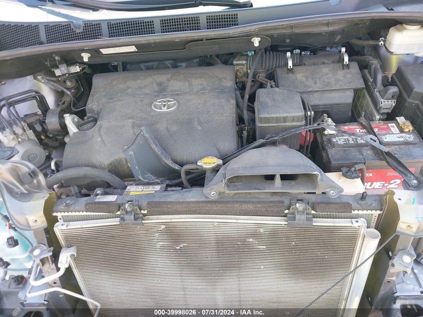 2012 Toyota Sienna Le V6 8 Passenger VIN: 5TDKK3DC8CS212770 Lot: 39998026