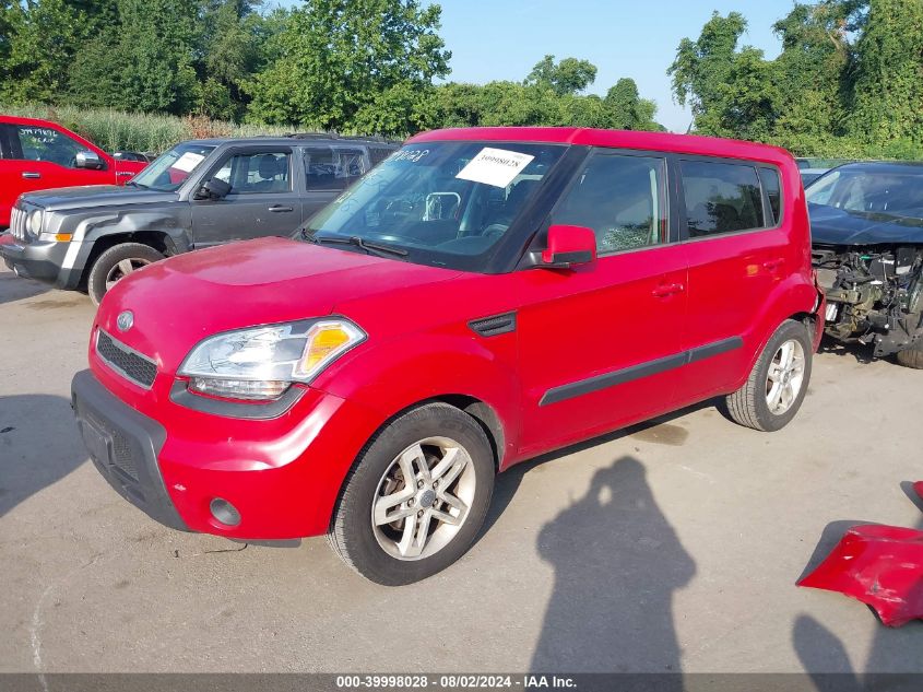 2011 Kia Soul + VIN: KNDJT2A24B7303994 Lot: 39998028