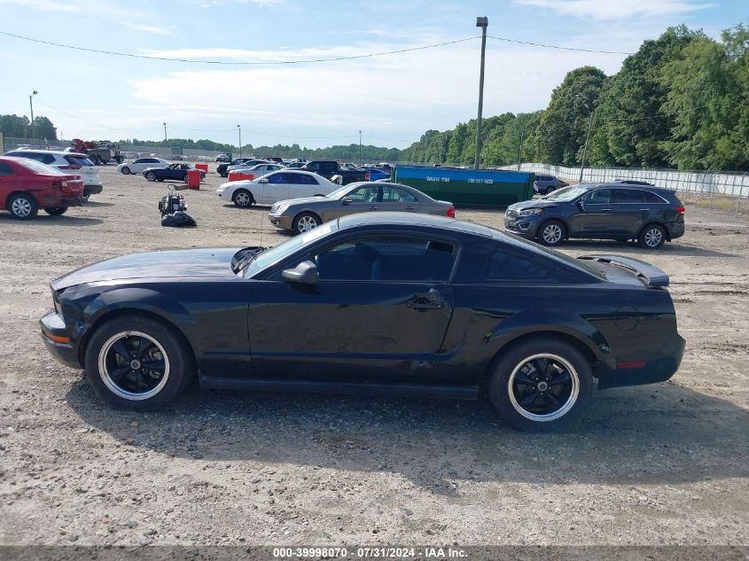 2006 Ford Mustang V6 VIN: 1ZVFT80N665118073 Lot: 39998070