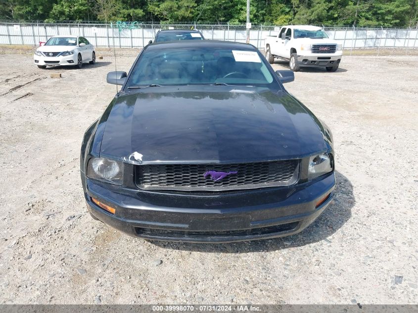 2006 Ford Mustang V6 VIN: 1ZVFT80N665118073 Lot: 39998070