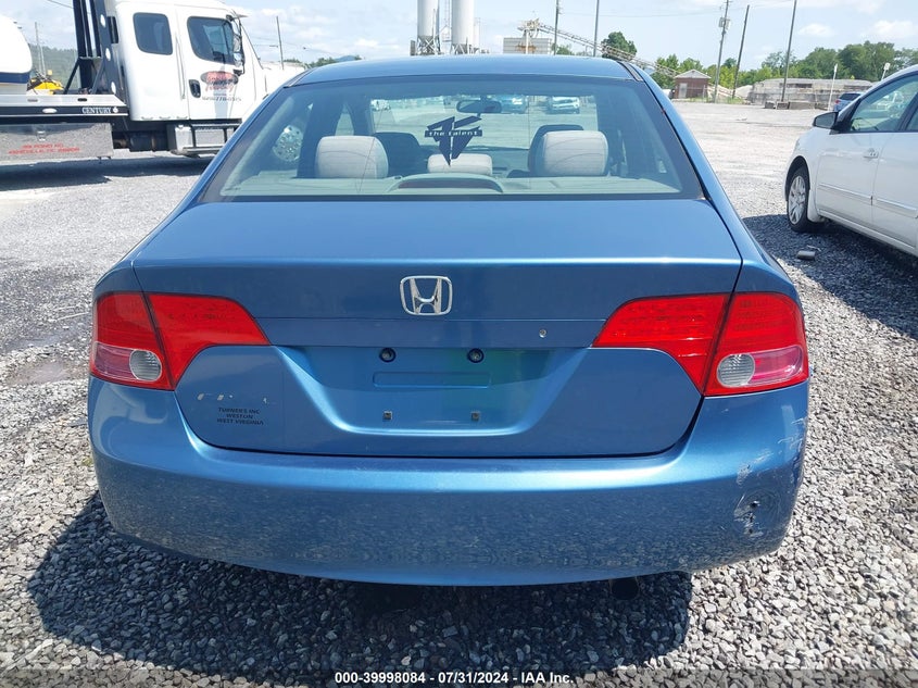 2008 Honda Civic Sdn Lx VIN: 1HGFA16558L036004 Lot: 39998084