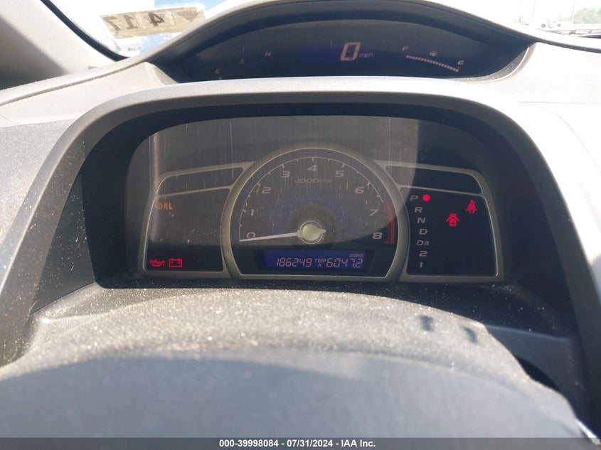 2008 Honda Civic Sdn Lx VIN: 1HGFA16558L036004 Lot: 39998084