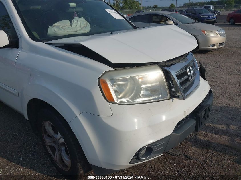 2013 Honda Pilot Ex VIN: 5FNYF3H44DB025405 Lot: 39998130