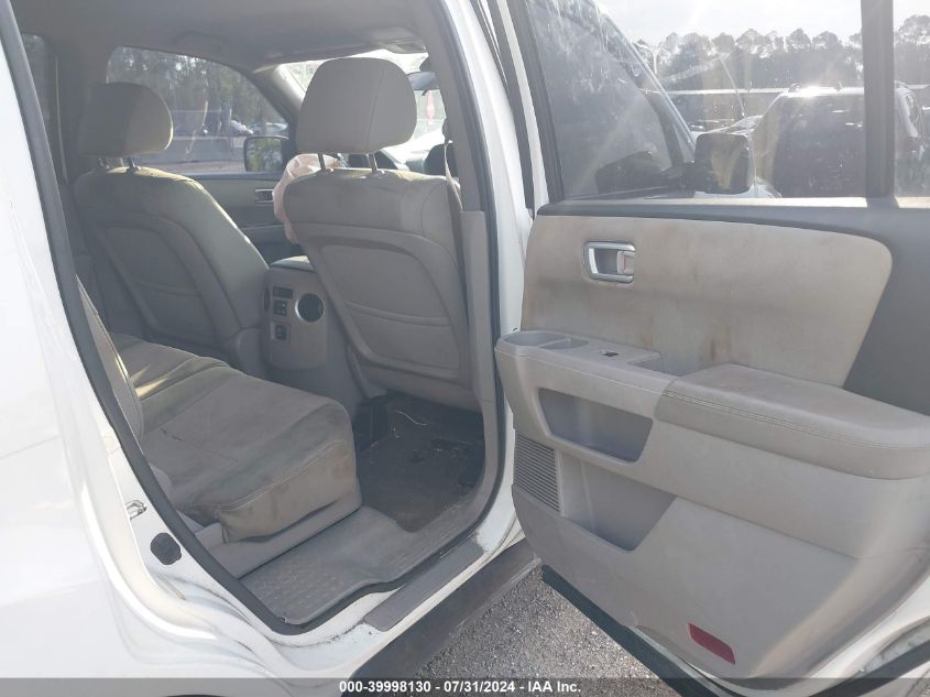 2013 Honda Pilot Ex VIN: 5FNYF3H44DB025405 Lot: 39998130