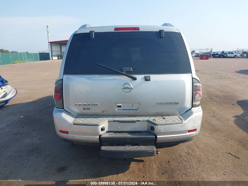 2010 Nissan Armada Titanium VIN: 5N1AA0NC4AN615073 Lot: 39998138