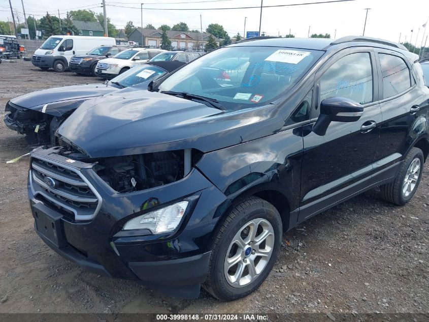 2021 Ford Ecosport Se VIN: MAJ6S3GL9MC428102 Lot: 39998148