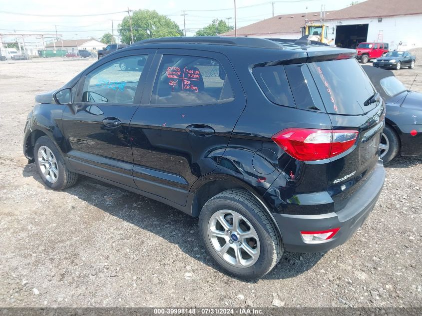 2021 Ford Ecosport Se VIN: MAJ6S3GL9MC428102 Lot: 39998148