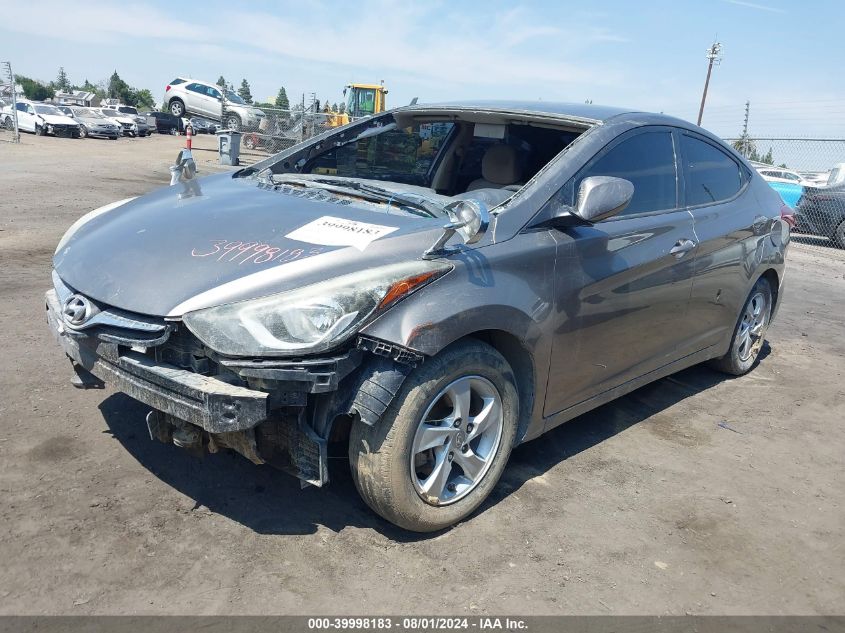 2014 Hyundai Elantra Se VIN: 5NPDH4AE4EH463183 Lot: 39998183