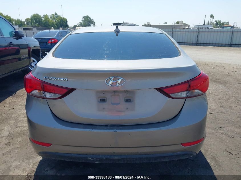 2014 Hyundai Elantra Se VIN: 5NPDH4AE4EH463183 Lot: 39998183