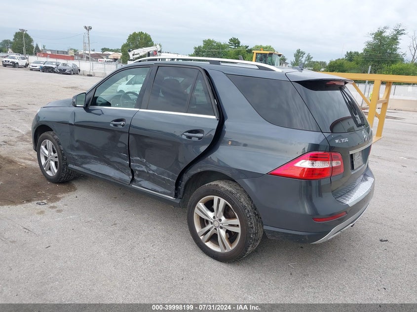 2015 Mercedes-Benz Ml 350 4Matic VIN: 4JGDA5HB4FA509718 Lot: 39998199