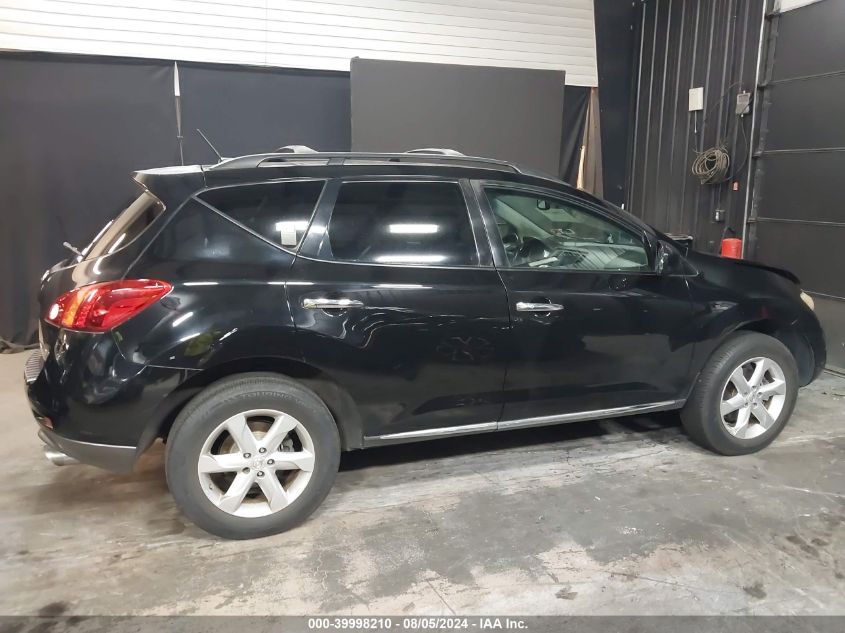 2009 Nissan Murano Sl VIN: JN8AZ18W99W136263 Lot: 39998210