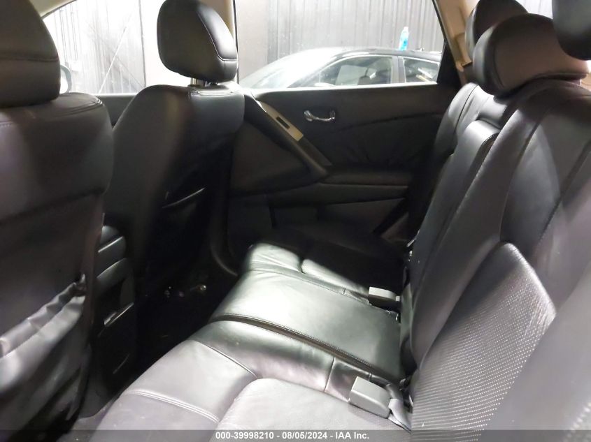 2009 Nissan Murano Sl VIN: JN8AZ18W99W136263 Lot: 39998210