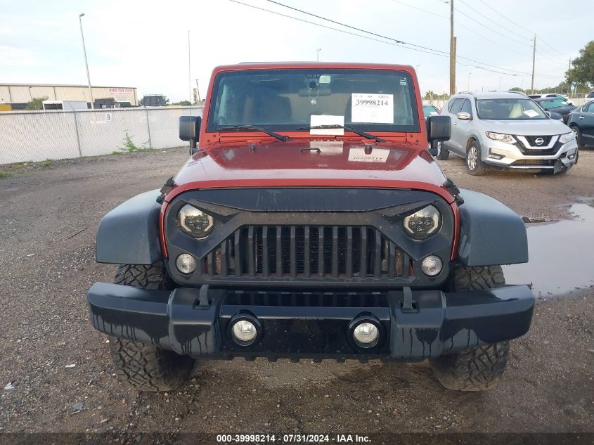 2014 Jeep Wrangler Unlimited Sport VIN: 1C4BJWDG7EL299315 Lot: 39998214