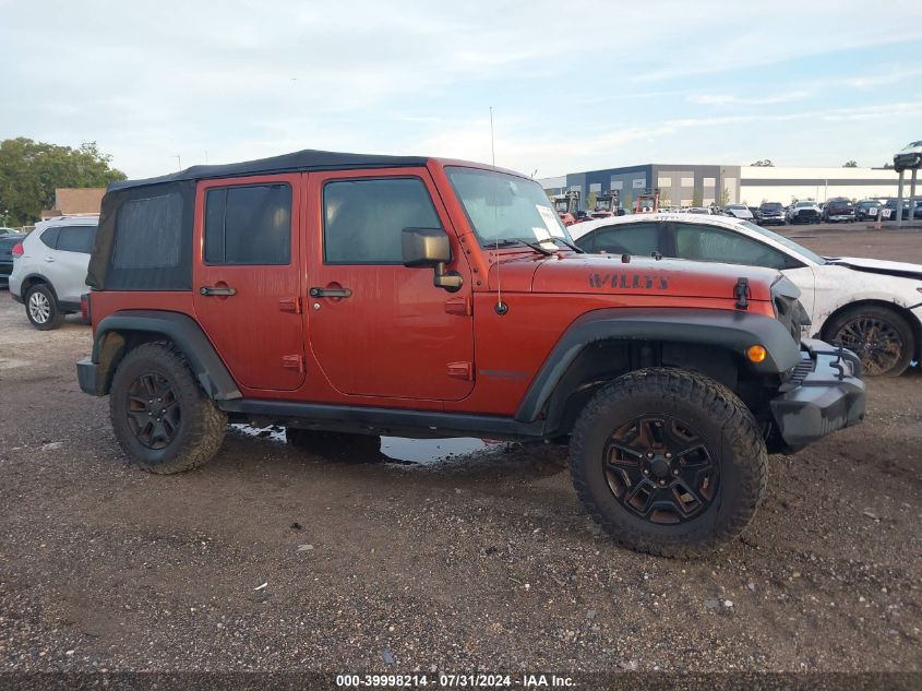 2014 Jeep Wrangler Unlimited Sport VIN: 1C4BJWDG7EL299315 Lot: 39998214