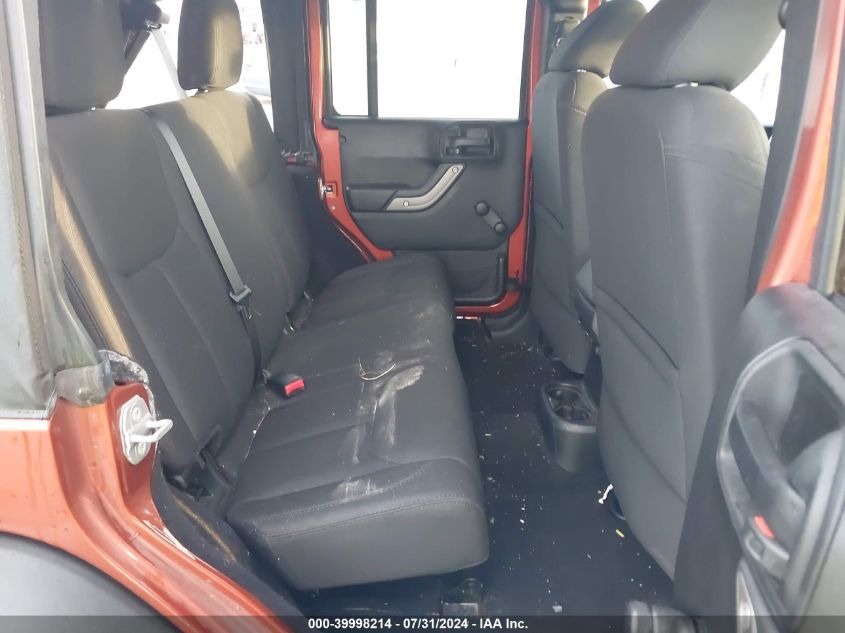 2014 Jeep Wrangler Unlimited Sport VIN: 1C4BJWDG7EL299315 Lot: 39998214