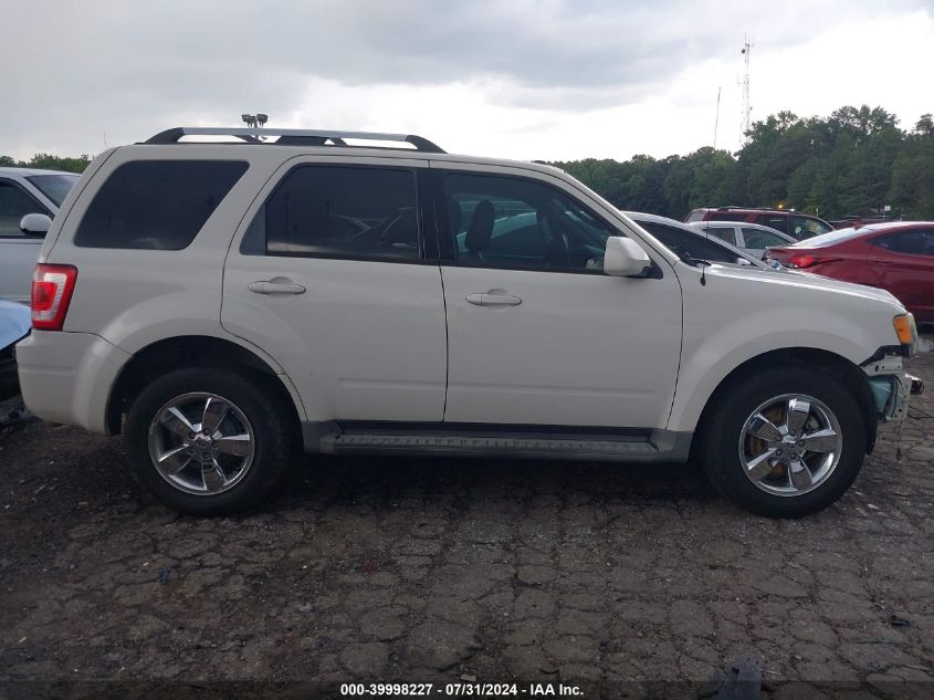 2011 Ford Escape Limited VIN: 1FMCU0E70BKC62627 Lot: 39998227