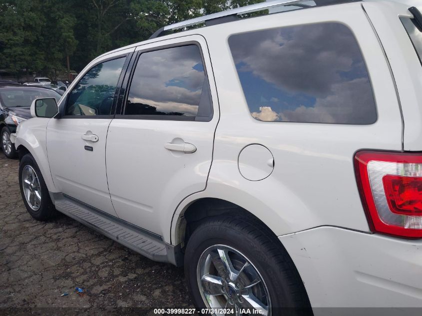 2011 Ford Escape Limited VIN: 1FMCU0E70BKC62627 Lot: 39998227