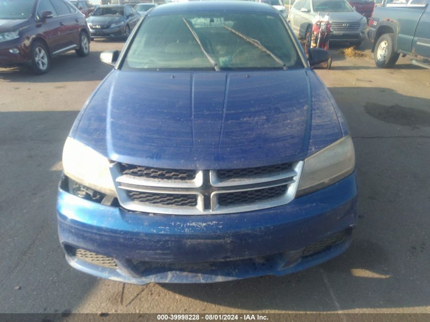 1C3CDZAG6CN315818 2012 Dodge Avenger Se