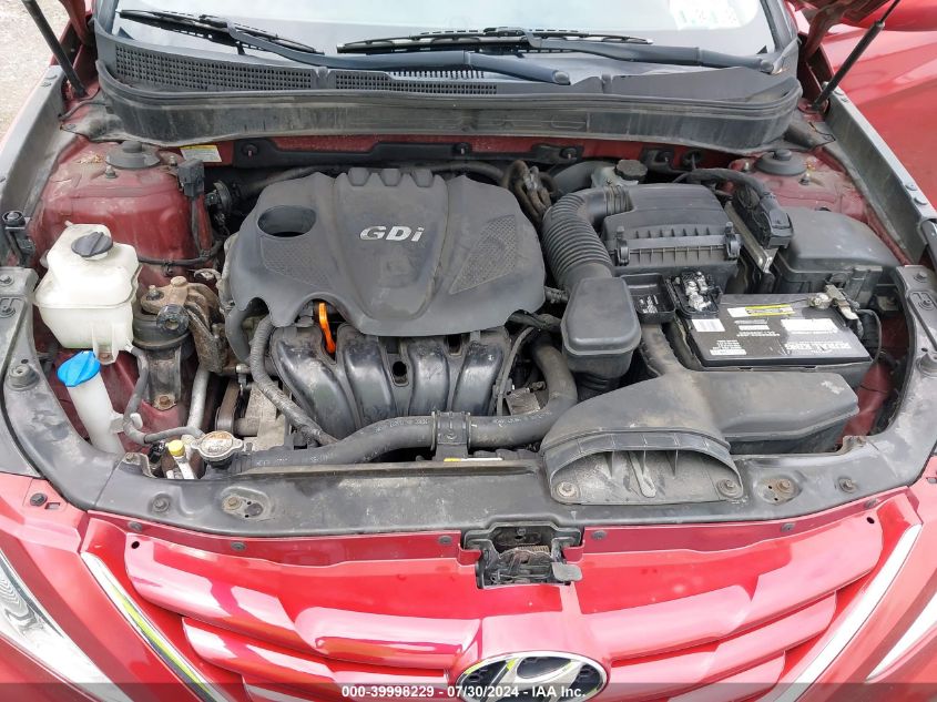 2013 Hyundai Sonata Gls VIN: 5NPEB4AC8DH722387 Lot: 39998229