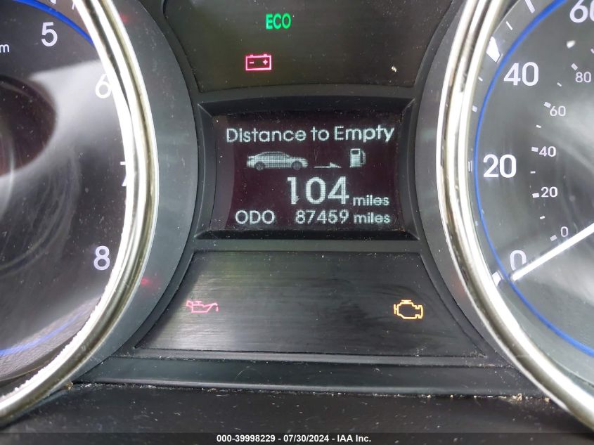 2013 Hyundai Sonata Gls VIN: 5NPEB4AC8DH722387 Lot: 39998229