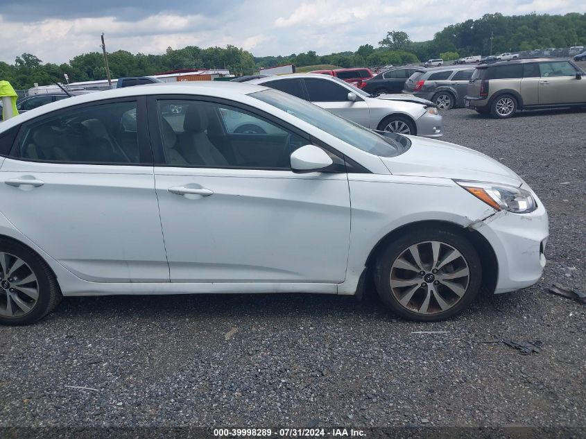 2017 Hyundai Accent Value Edition VIN: KMHCT4AE8HU334797 Lot: 39998289