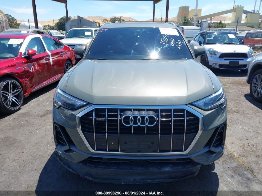 2021 Audi Q3 Premium 40 Tfsi Quattro Tiptronic VIN: WA1AUCF3XM1093664 Lot: 39998296