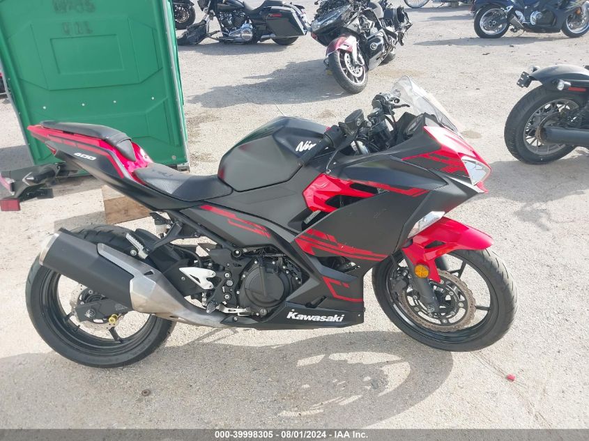 2019 Kawasaki Ex400 VIN: JKAEXKH10KDA30831 Lot: 39998305