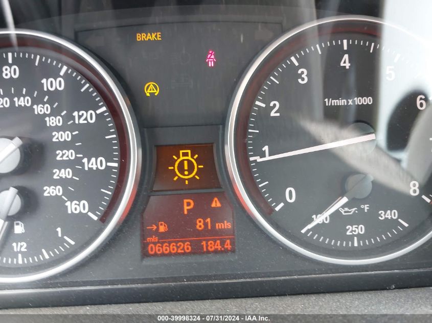 2007 BMW 335I VIN: WBAWL73507PX45993 Lot: 39998324