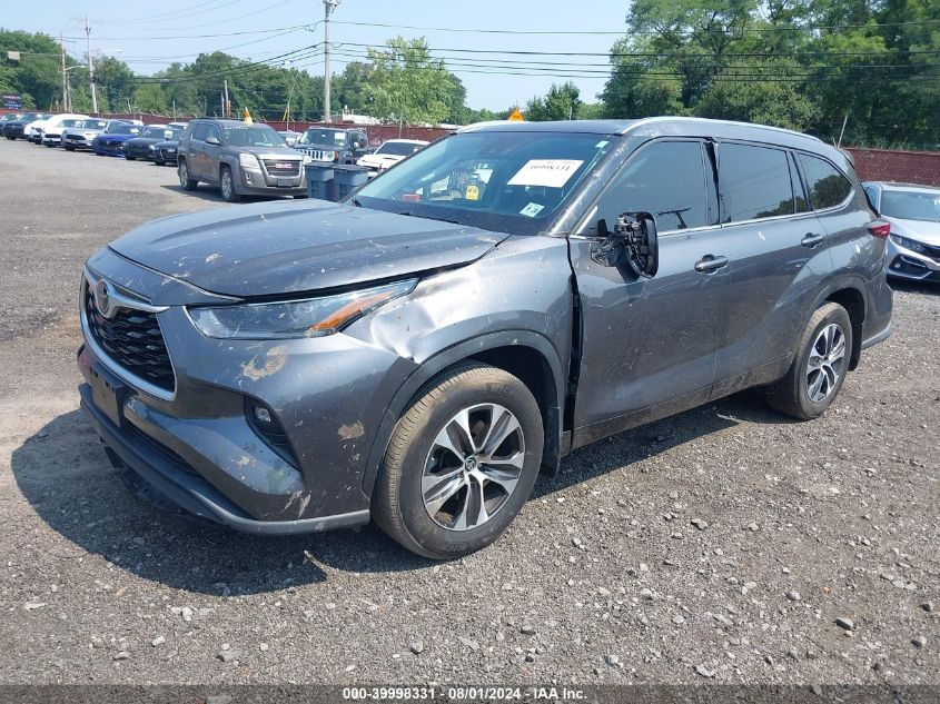 5TDGZRBH3MS074091 2021 TOYOTA HIGHLANDER - Image 2