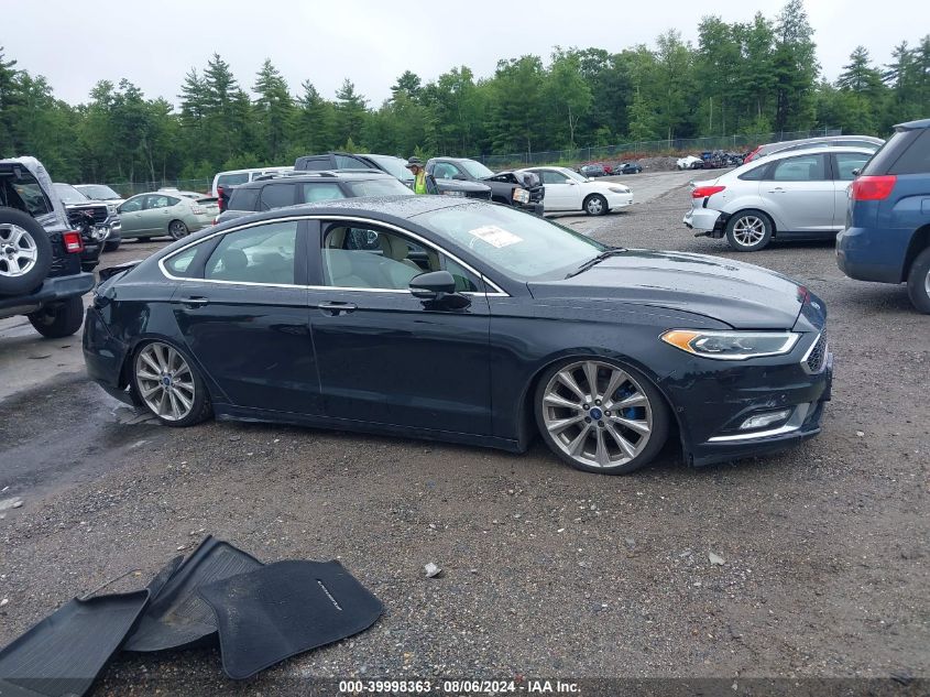 2017 FORD FUSION PLATINUM - 3FA6P0D95HR308314