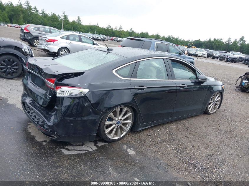 2017 FORD FUSION PLATINUM - 3FA6P0D95HR308314