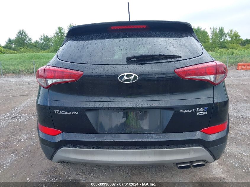 2017 Hyundai Tucson Sport VIN: KM8J3CA26HU303359 Lot: 39998387