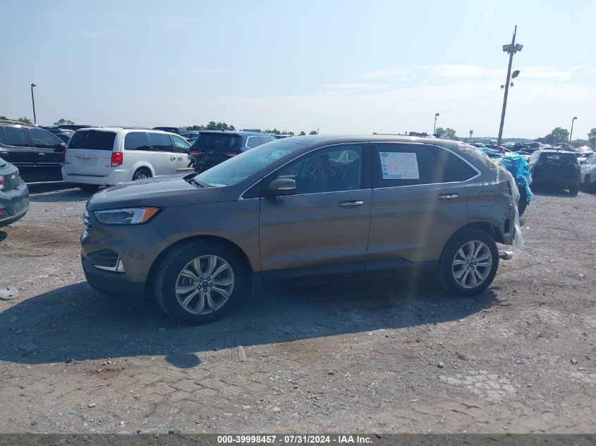 2019 Ford Edge Titanium VIN: 2FMPK4K93KBB53383 Lot: 39998457