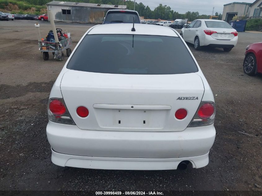 1998 Toyota Altezza VIN: GXE100001095 Lot: 39998459