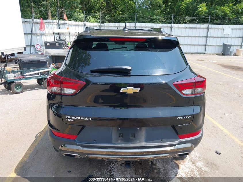 2021 Chevrolet Trailblazer Awd Activ VIN: KL79MSSL3MB023360 Lot: 39998474