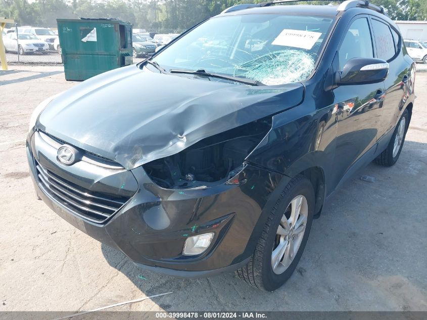 2013 Hyundai Tucson Gls VIN: KM8JU3AC9DU691140 Lot: 39998478