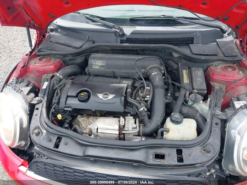2011 Mini Cooper S VIN: WMWSV3C5XBTY16151 Lot: 39998495