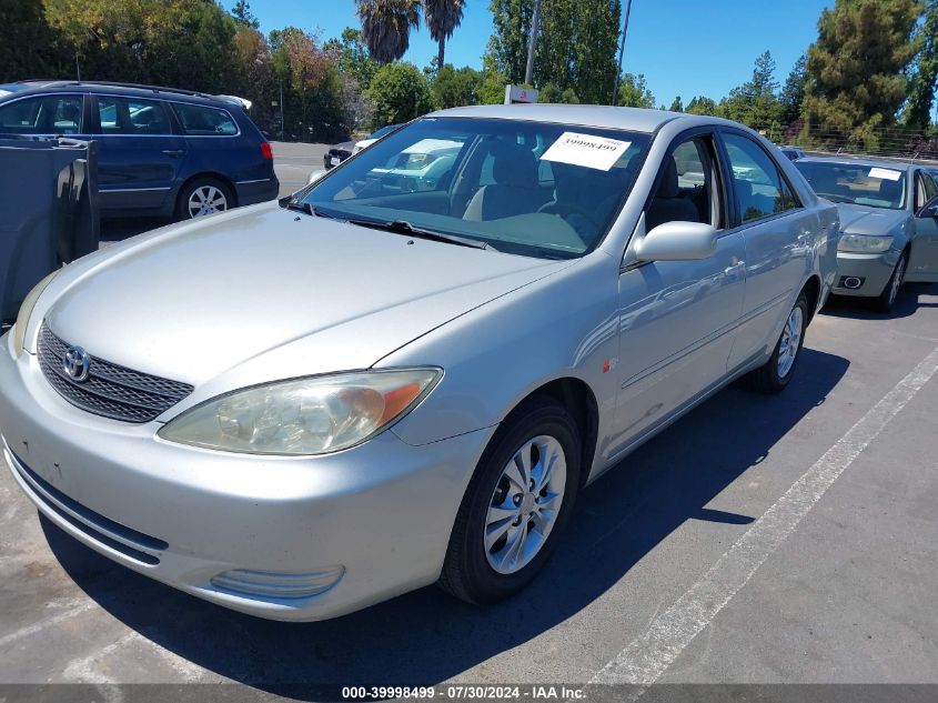 2004 Toyota Camry Le V6 VIN: 4T1BF30K84U075551 Lot: 39998499