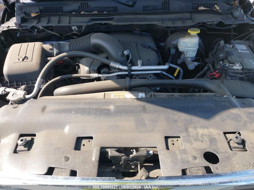 2018 Ram 1500 Slt Quad Cab 4X2 6'4 Box VIN: 1C6RR6GT7JS126921 Lot: 39998527