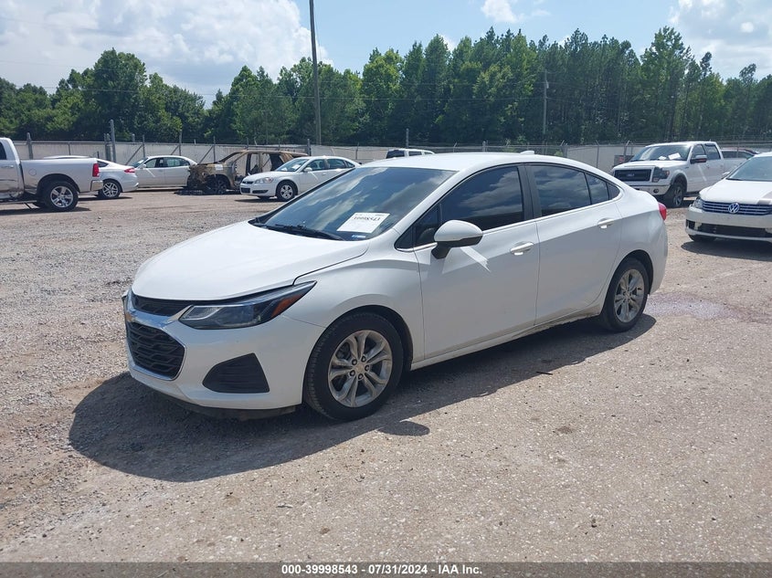 2019 CHEVROLET CRUZE LT - 1G1BE5SM8K7140985