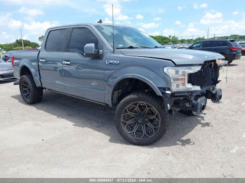 2019 FORD F-150 LIMITED - 1FTEW1EG9KFD16836