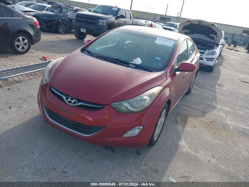 2012 Hyundai Elantra Gls/Limited VIN: KMHDH4AE7CU215492 Lot: 39998549