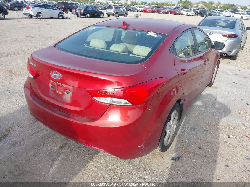 2012 Hyundai Elantra Gls/Limited VIN: KMHDH4AE7CU215492 Lot: 39998549